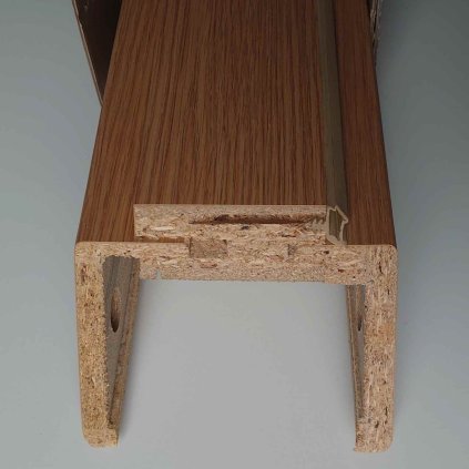 Obložková zárubeň folie dub 60 pravá tl. 10 cm Sapeli