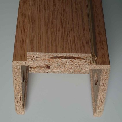 Obložková zárubeň folie dub 70 pravá tl. 11 cm Sapeli