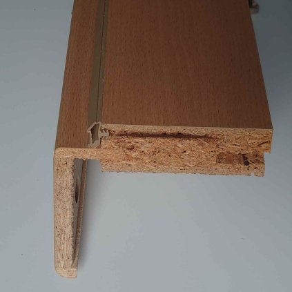 Obložková zárubeň folie buk 70 pravá tl. 13 cm Sapeli