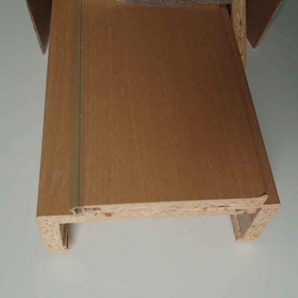 Obložková zárubeň folie buk 70 pravá tl. 13 cm Sapeli
