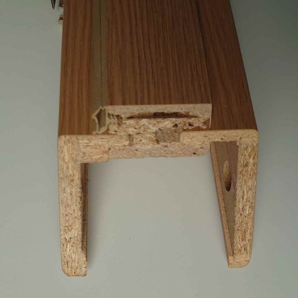 Obložková zárubeň folie dub 60 levá tl. 8 cm Sapeli