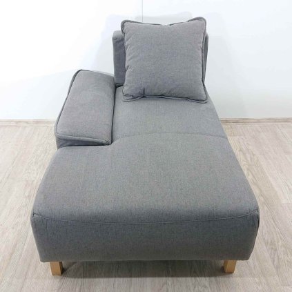 Tmavě šedá lenoška 150 cm