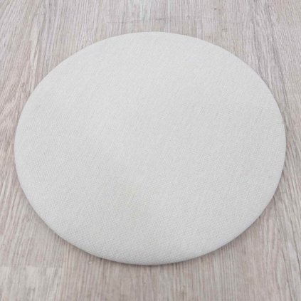 Kulatý béžový sedák 40 cm