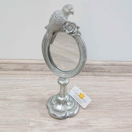 Stříbrné stolní zrcátko Clayre & Eef