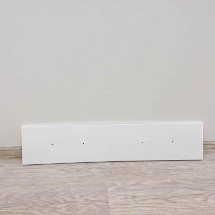 Bílé dřevěné čelo zásuvky 76 cm