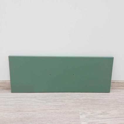 Zelené dřevěné čelo zásuvky 55 cm