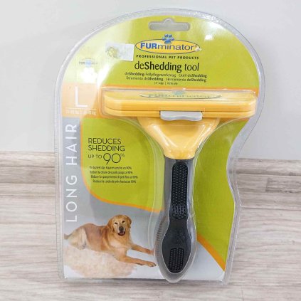 Vyčesávací hřeben na psy FURMINATOR dlouhá srst L