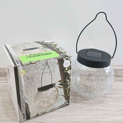 Solární závěsné LED svítidlo vhodné do exteriéru Star Trading Glory, o 12 cm