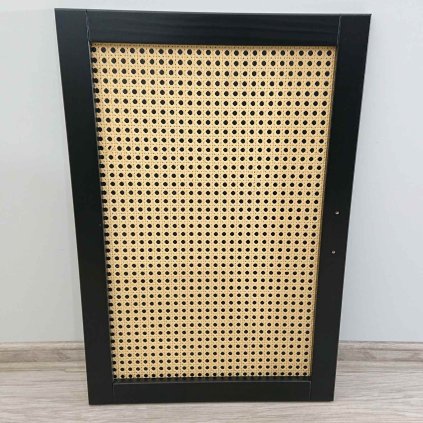 Dřevěná ratanová nábytková dvířka 41x61 cm