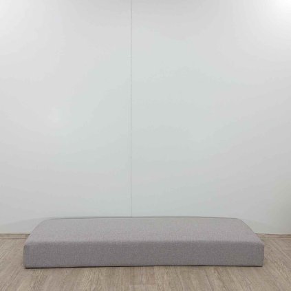 Šedé lůžko / čelo postele 196x58 cm