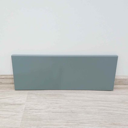 Šedé čelo zásuvky 38 cm