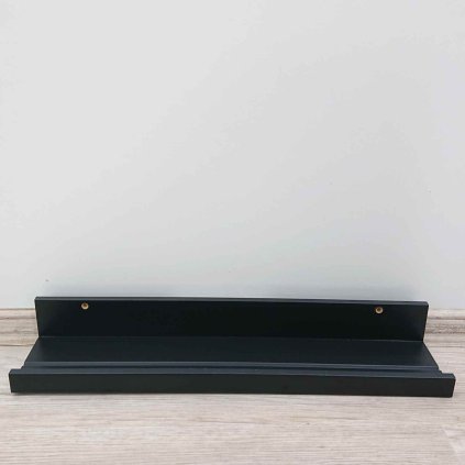 Černá police na obrázky 55 cm Mosslanda IKEA