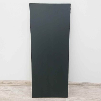 Černá kovová deska 35x87 cm