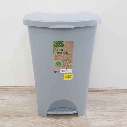 Šedý odpadkový koš 50l Addis