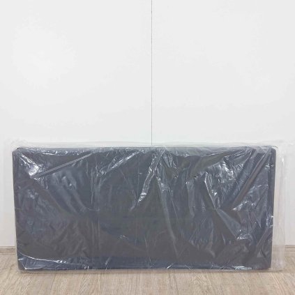 Tmavě šedý polstr na zahradní lavici 145 cm