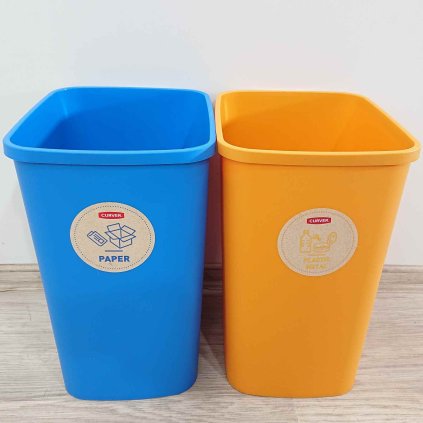 Koše na tříděný odpad v sadě 2x25 l Eco Curver