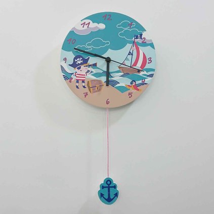 Dětské hodiny Pirate Premier Housewares
