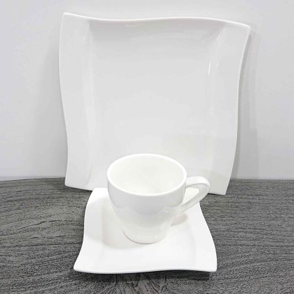 Bílá porcelánová kávová souprava 18dílná Novel xxxlutz