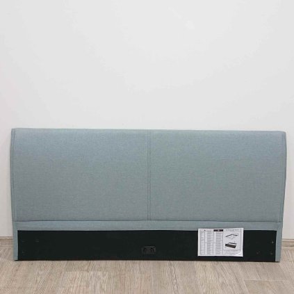 Modrošedé čalouněné čelo postele Lena 125x62 cm - Meise Möbel