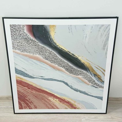 Abstraktní obraz Terra II. 80 x 80 cm Somcasa