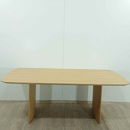 Jídelní stůl v dekoru dubu 100x200 cm Litto Kave Home