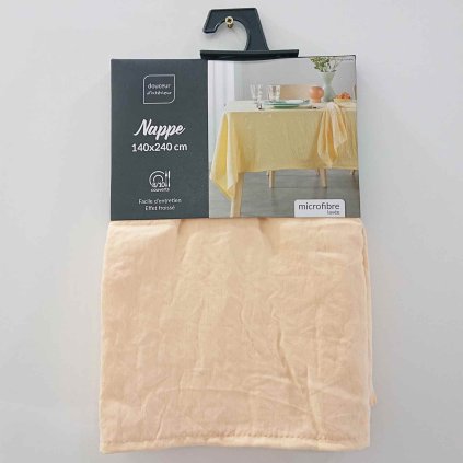 Žlutý ubrus z mikrovlákna 140x240 cm Suzy douceur d'intérieur