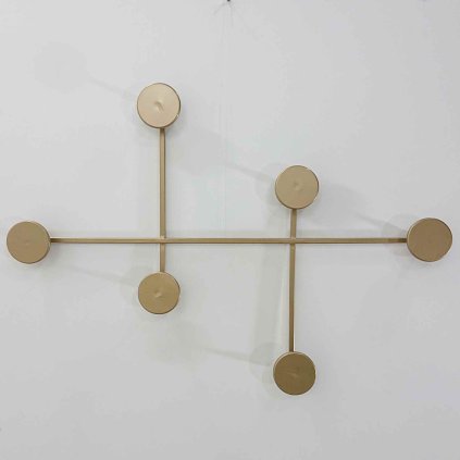 Zlatý nástěnný věšák Dama Kalune Design