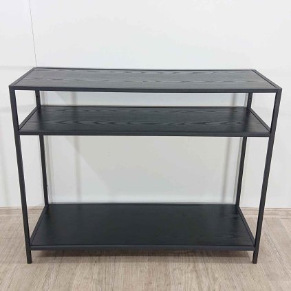 Černý konzolový stolek Seaford Actona