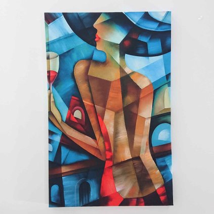 Obraz na plátně Lady in Red 50x70 cm Vavien Artwork