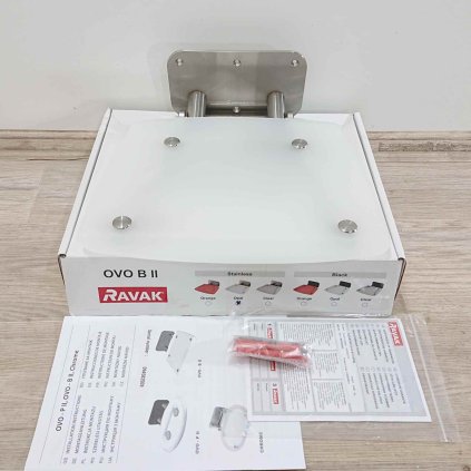 Sprchové sedátko sklopné Ravak Ovo B II opal