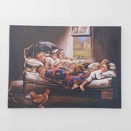 Obraz na plátně Happy Family 70x50 cm Vavien Artwork