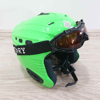 Dětská lyžařská helma 52/54 Kilpi s brýlemi