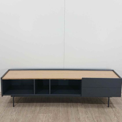 Antracitový TV stolek Otto 180 cm Teulat