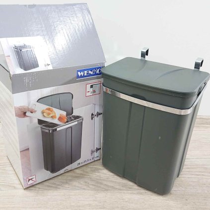 Závěsný odpadkový koš Wenko, 12 l