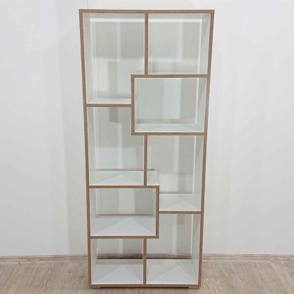 Bílá knihovna 69x160 cm Random Andrea Tomasucci