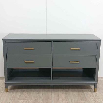 Šedá komoda Westerleigh 144 cm CosmoLiving by Cosmopolitan