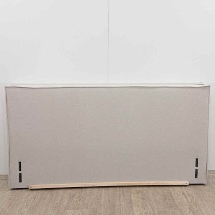 Béžové čalouněné čelo postele 200x102 cm