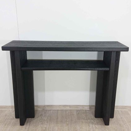 Černý konzolový stolek 32x110 cm Cupa Bloomingville