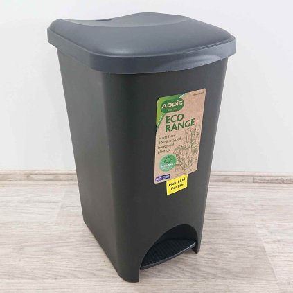 Černý odpadkový koš 40l Eco Range Addis