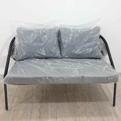 Černá zahradní lavice North Bonami Selection