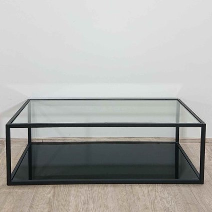 Černý konferenční stolek Kave Home Green Hill, 110 x 60 cm