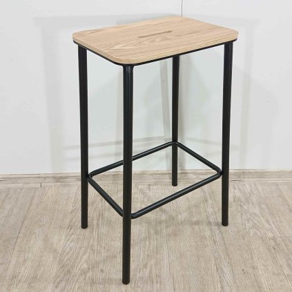 Černá barová stolička Abba Marckeric