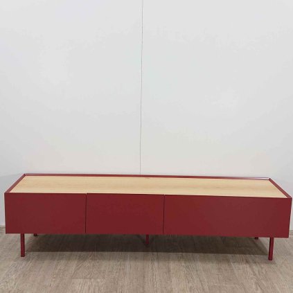 Červený televizní stolek Arista Teulat