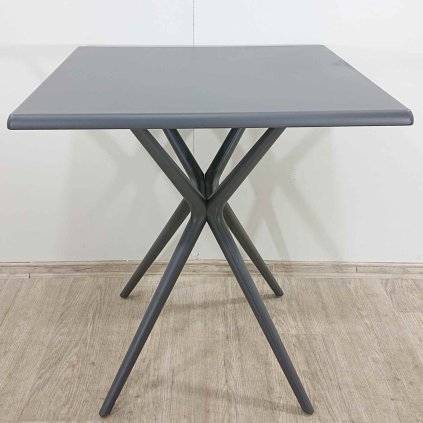 Šedý jídelní stůl 70x70 cm Sabine Tomasucci