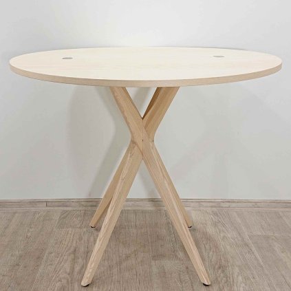 Kulatý rozkládací jídelní stůl Jubi o 90 cm Ragaba