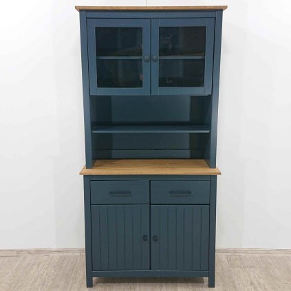 Antracitová dřevěná kredenc Miranda Marckeric