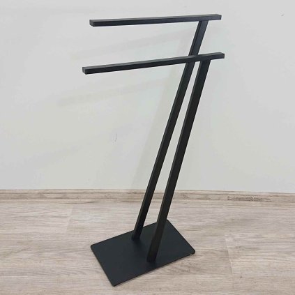 Černý stojan na ručníky Lirio Wenko