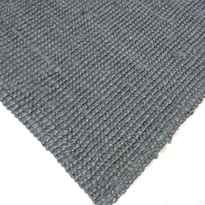 Černý jutový koberec Bouclé 190x280 cm Hanse Home