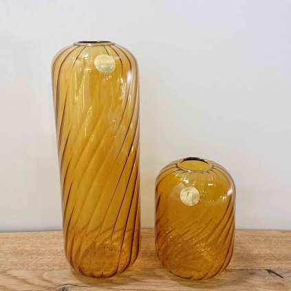Žluté vázy sada 2 ks Fleur Hübsch