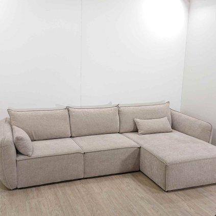 Béžová rohová pohovka Vanda Mazzini Sofas